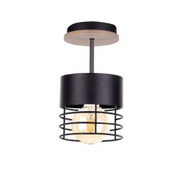 Lampa sufitowa 1xE27 CASA BLACK WOOD