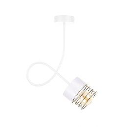 Lampa sufitowa 1xE27 ROYAL WHITE/GOLD