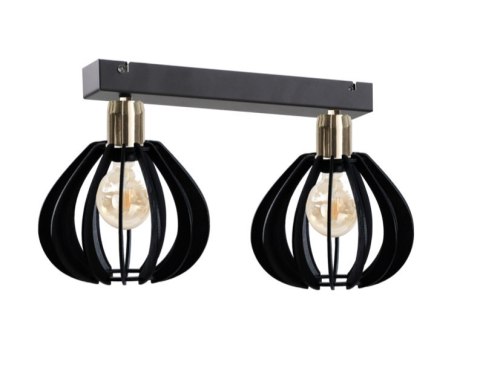 Lampa sufitowa 2xE27 GEMMA GOLD