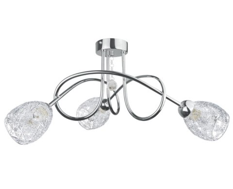 Lampa sufitowa 3xE14 TWIST CRYSTAL