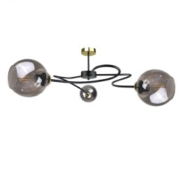 Lampa sufitowa 3xE27 BLOM BLACK/GOLD