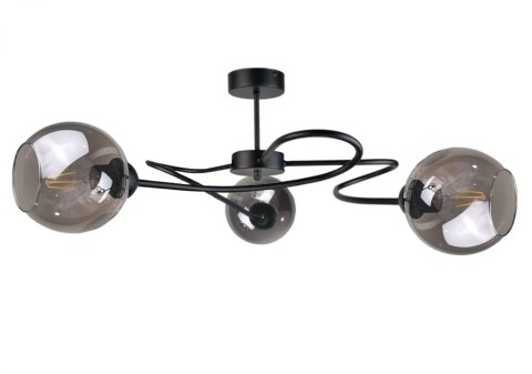 Lampa sufitowa 3xE27 BLOM BLACK