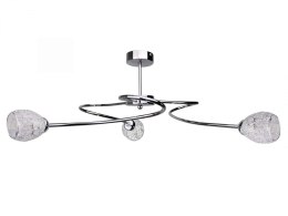 Lampa sufitowa 3xE27 FLOWER SILVER