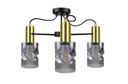 Lampa sufitowa 3xE27 INGER BLACK/GOLD