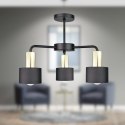 Lampa sufitowa 3xE27 LUCE BLACK GOLD