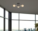 Lampa sufitowa 3xE27 LUNA BLACK/GOLD