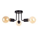 Lampa sufitowa 3xE27 LUNA BLACK