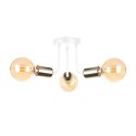 Lampa sufitowa 3xE27 LUNA WHITE/GOLD