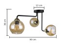 Lampa sufitowa 3xE27 MONDE GOLD