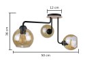 Lampa sufitowa 3xE27 MONDE WOOD