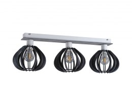 Lampa sufitowa 3xE27 NICOLETA GREY 833