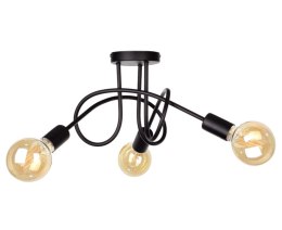 Lampa sufitowa 3xE27 RUMBA BLACK