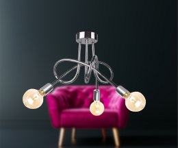 Lampa sufitowa 3xE27 RUMBA SILVER