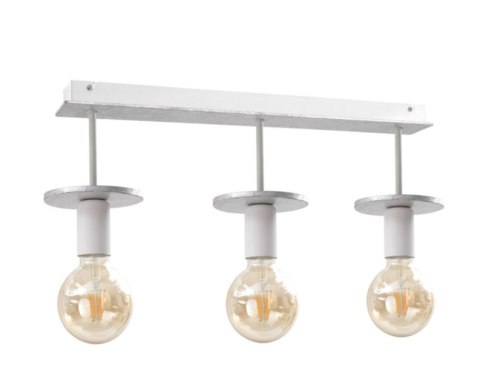 Lampa sufitowa 3xE27 SATURN SILVER