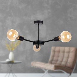 Lampa sufitowa 3xE27 SUN BLACK