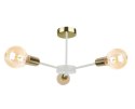 Lampa sufitowa 3xE27 SUN WHITE/GOLD