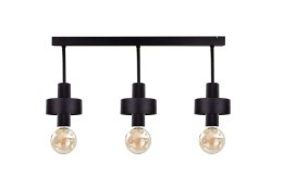 Lampa sufitowa 3xE27 UNICA BLACK