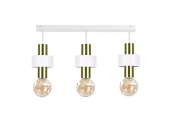 Lampa sufitowa 3xE27 UNICA WHITE/GOLD