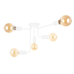 Lampa sufitowa 5xE27 NIXON WHITE