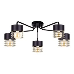 Lampa sufitowa 5xE27 ROYAL GOLD