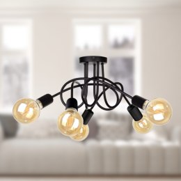 Lampa sufitowa 5xE27 RUMBA BLACK