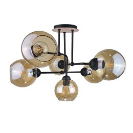 Lampa sufitowa 6xE27 MONDE WOOD