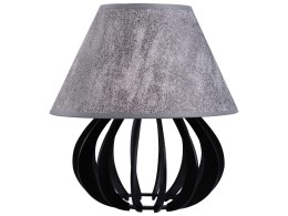 Lampka nocna 1xE27 NORA BLACK GREY II 961