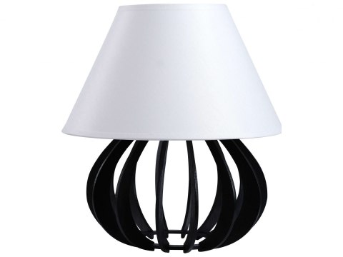 Lampka nocna 1xE27 NORA BLACK WHITE 962