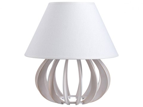 Lampka nocna 1xE27 NORA WHITE 938