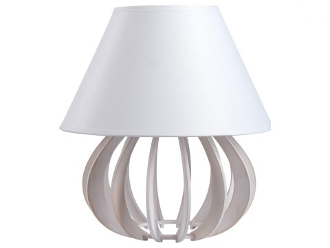 Lampka nocna 1xE27 NORA WHITE II 939