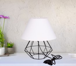 Lampka nocna 1xE27 PATI BLACK/WHITE