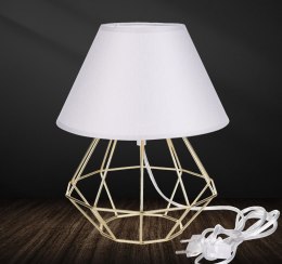 Lampka nocna 1xE27 PATI GOLD/GREY II