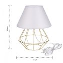 Lampka nocna 1xE27 PATI GOLD/GREY II