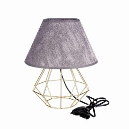 Lampka nocna 1xE27 PATI GOLD/GREY