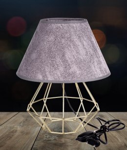 Lampka nocna 1xE27 PATI GOLD/GREY