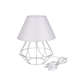 Lampka nocna 1xE27 PATI SILVER/GREY II