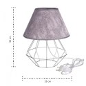 Lampka nocna 1xE27 PATI SILVER/GREY