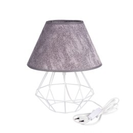 Lampka nocna 1xE27 PATI WHITE/GREY