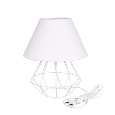 Lampka nocna 1xE27 PATI WHITE/WHITE