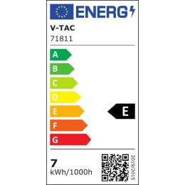 Żarówka LED V-TAC 7W A60 E27 Cross Filament Mrożona VT-2047 2700K 840lm