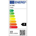 Oprawa Szynosystem Magnetyczny 24V V-TAC 15W LED Czarna CRI90+ UGR19 VT-4315 3000K 1000lm 3 Lata Gwarancji