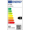 Żarówka LED V-TAC SAMSUNG CHIP 22W E27 Kula Glob G120 120Lm/W VT-242 3000K 2600lm 5 Lat Gwarancji