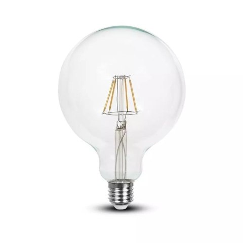 Żarówka LED V-TAC 4W Filament E27 G125 Ściemnialna VT-1994D 2700K 320lm