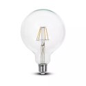 Żarówka LED 10W Filament E27 Kula Glob G125 V-TAC VT-1979 3000K 1055lm