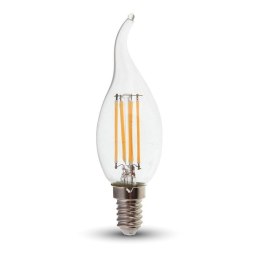 Żarówka LED V-TAC 4W Filament E14 Świeczka Płomyk VT-1997 3000K 400lm