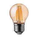 Żarówka LED V-TAC 4W Filament E27 G45 Bursztyn VT-1957 2200K 350lm