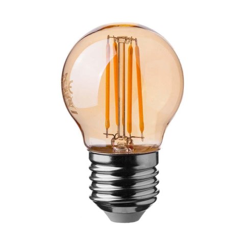 Żarówka LED V-TAC 4W Filament E27 G45 Bursztyn VT-1957 2200K 350lm