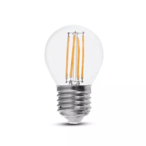 Żarówka LED V-TAC 6W Filament E27 Kulka G45 VT-2366 4000K 600lm