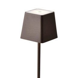 Lampka Biurkowa Nocna V-TAC 2W LED Ładowanie Ściemnianie IP54 Brąz Corten VT-7563 3000K 200lm