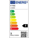 Żarówka LED V-TAC SAMSUNG CHIP GU10 2W 35s MR11 fi35mm VT-232 3000K 180lm 5 Lat Gwarancji